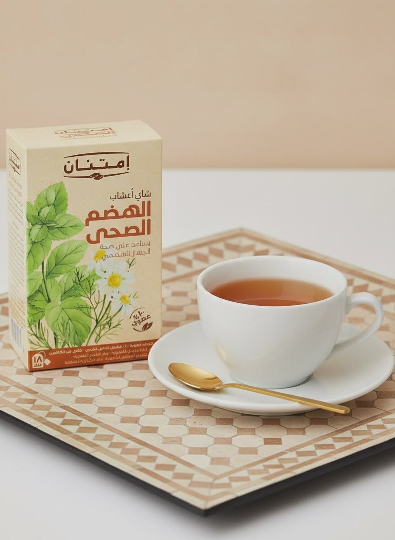 Imtenan Organic Digest Aid Herbal Tea - 18 Teabags (Pack of 2) - Image 3